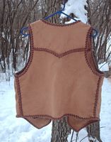  This back view of the vest shows a better view of the back yoke. 