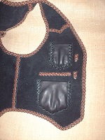  A picture of the inside of a front panel showing what the inside looks like. Notice that those patch pockets all have mated inside pockets, too. 