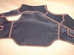  A picture of the lower part ofthe whole vest laid out. 