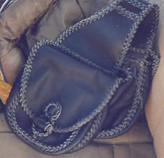 leather saddlebags