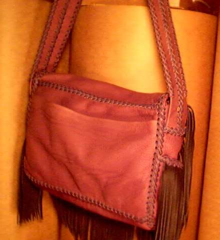 fringed leather purses handmade custom braided leather purses 439x480
