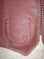  A view of the patch hip pocket - it also has a similar inside pocket attach with the same braiding. 