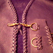 leather vests fasteners that I have made for my braided leather vests