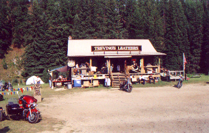 motorcycle accessories for harley davidson motorcycles at the Sturgis motorcycle rally at Trevinos Leathers